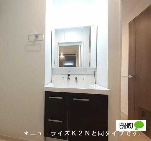 東近江市垣見町アパート 洗面