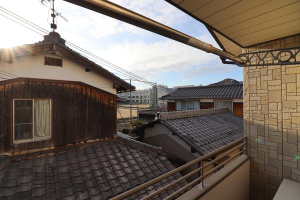 近江八幡市出町アパート 眺望