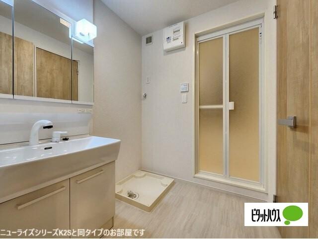 近江八幡市堀上町アパート 洗面