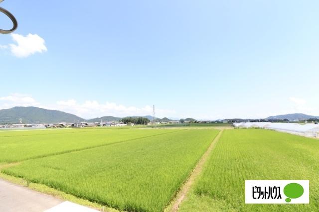 近江八幡市浅小井町アパート 眺望