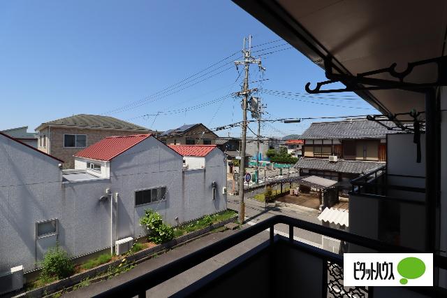 近江八幡市安土町慈恩寺アパート 眺望