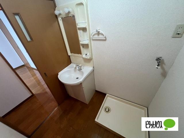 野洲市行畑アパート 洗面