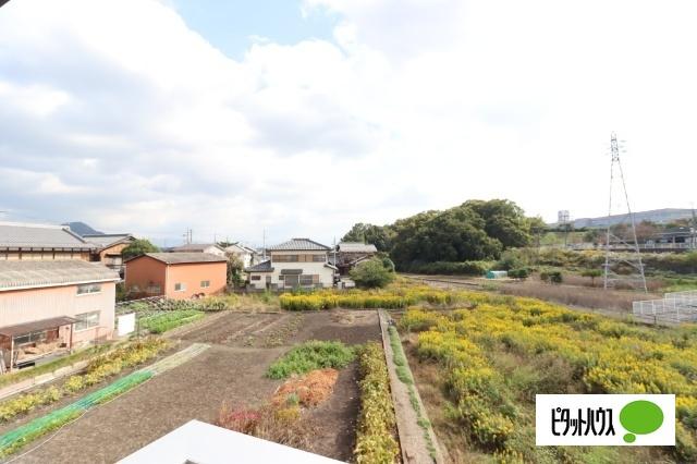 近江八幡市長光寺町アパート 眺望