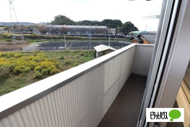 近江八幡市長光寺町アパート バルコニー
