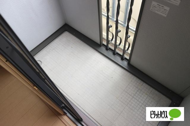 野洲市野洲アパート バルコニー