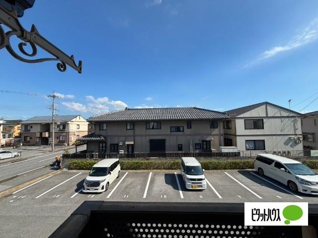 長浜市十里町アパート 眺望