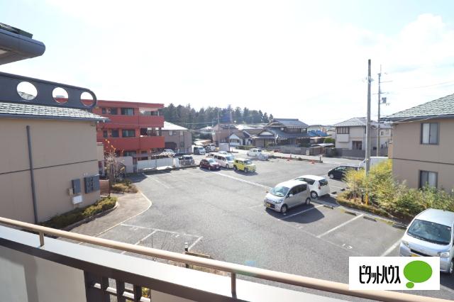 近江八幡市安土町小中アパート 眺望