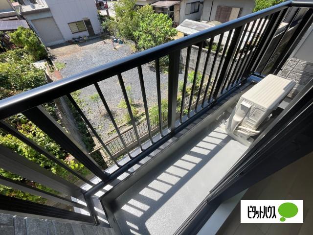 近江八幡市本町アパート バルコニー