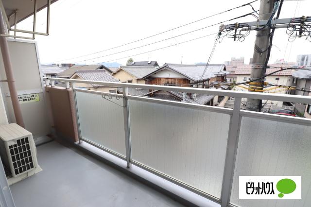 近江八幡市出町マンション バルコニー