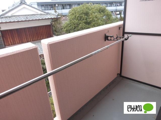 野洲市小篠原マンション バルコニー
