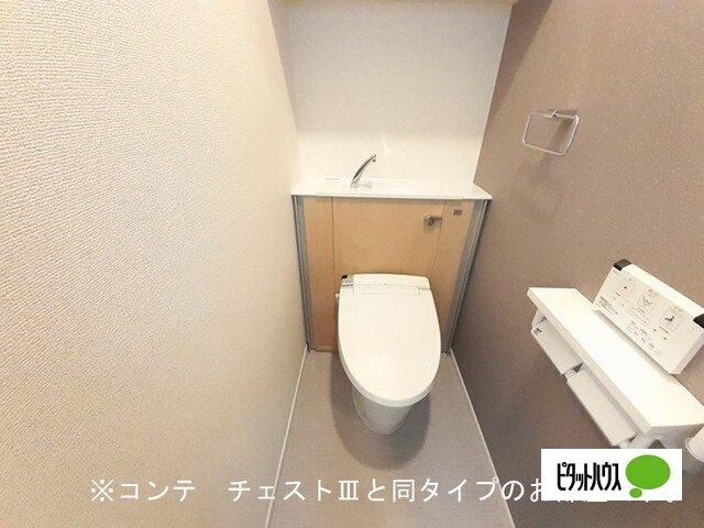 野洲市市三宅アパート トイレ