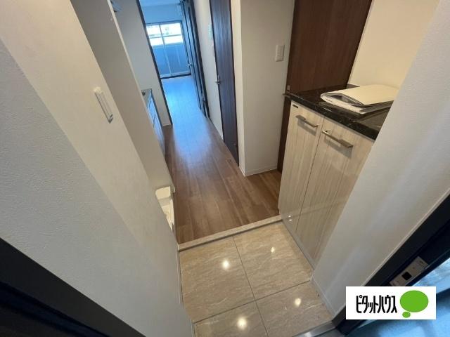 野洲市行畑マンション 玄関