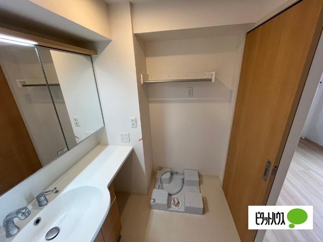 野洲市妙光寺アパート 洗面