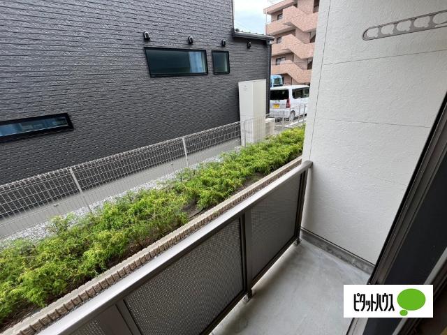 近江八幡市鷹飼町北アパート バルコニー