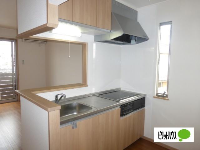 野洲市市三宅アパート キッチン