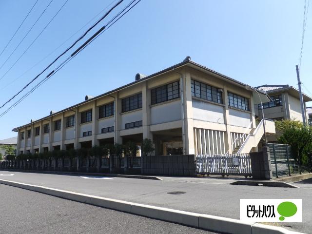 近江八幡市立八幡中学校：894m