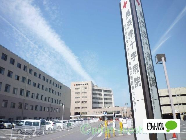 長浜赤十字病院：1691m