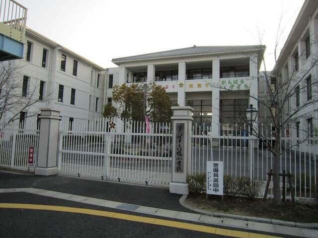 近江八幡市八幡小学校：800m