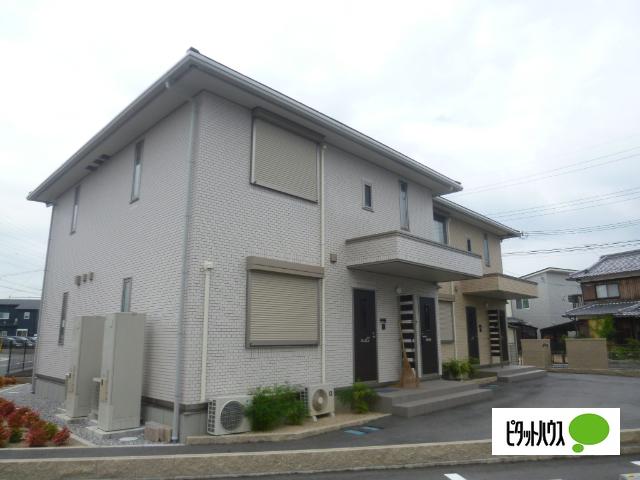 野洲市市三宅アパート エントランス