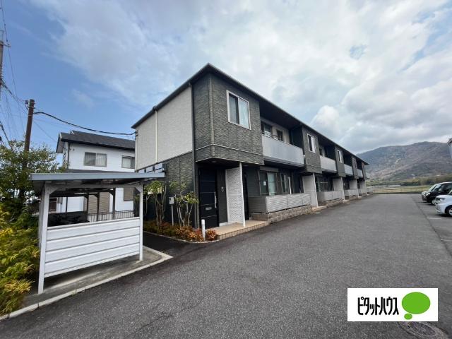 近江八幡市安土町上豊浦アパート エントランス