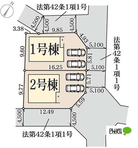 リーブルガーデン近江八幡市八幡町　2号棟 駐車場