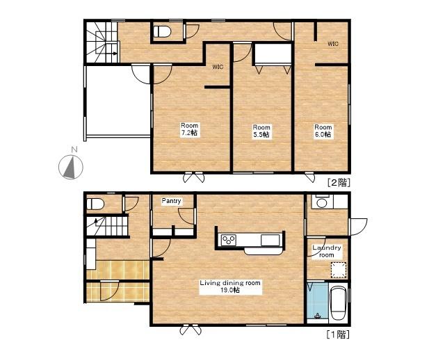 新庄寺町6期　1号棟 間取り図画像