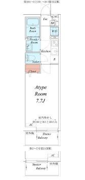 リブリ・プレステージ浦和（202） 間取り図画像