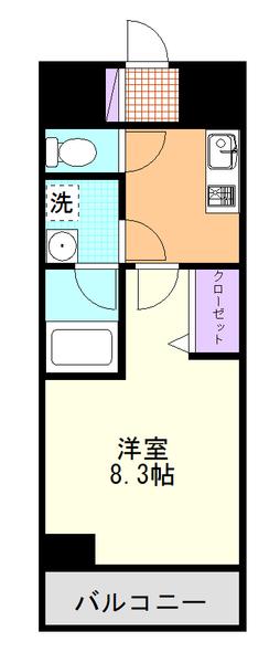 アクシーズタワー新都心（501） 間取り図画像