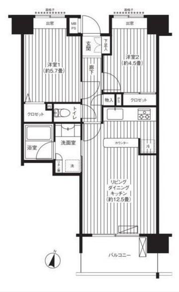  間取り図写真