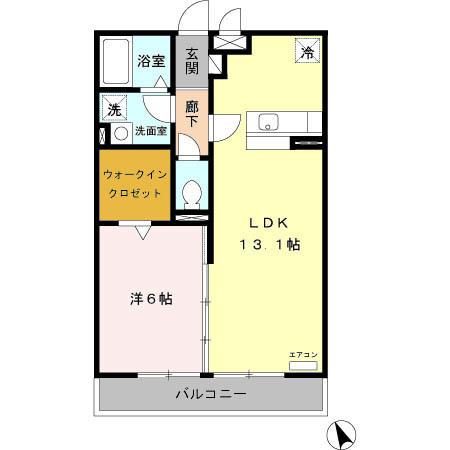 メゾンアリア（302） 間取り図画像