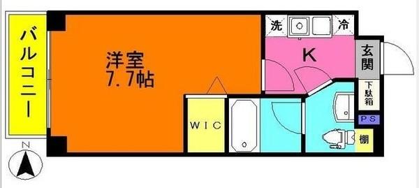 アクシーズグランデ高鼻町（202） 間取り図画像