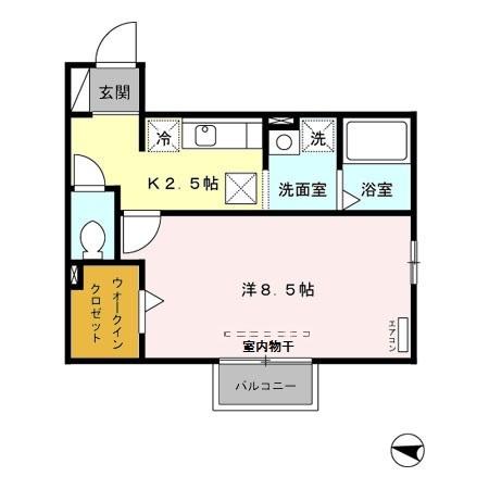 レセンテ（202） 間取り図画像