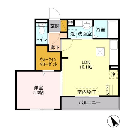 ラウレア（102） 間取り図画像