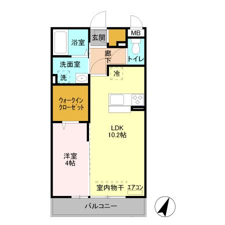 My tiara（307） 間取り図画像