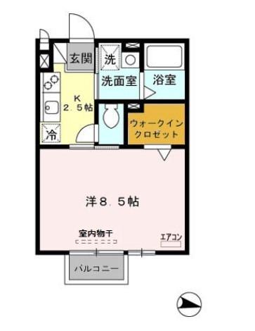 ダンヒル壱番館（105） 間取り図画像