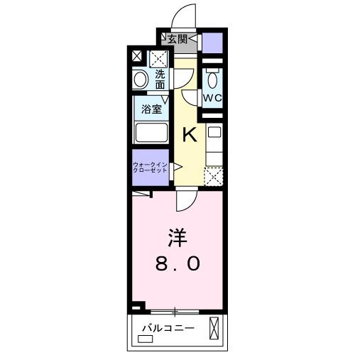 スプレッド与野（301） 間取り図画像