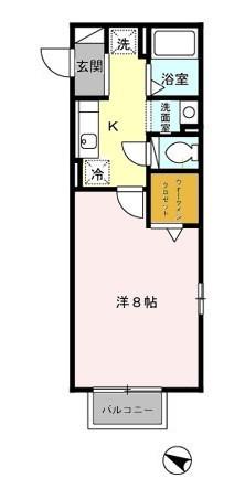 ウィスタ岸町（103） 間取り図画像