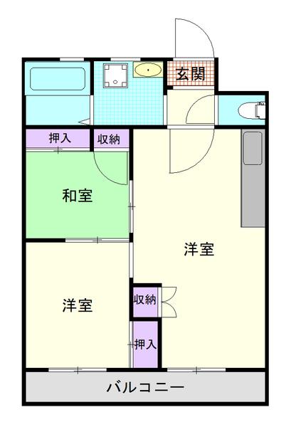 南向きのお部屋です