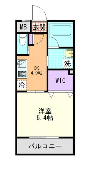 Comodo Vita（802） 間取り図画像