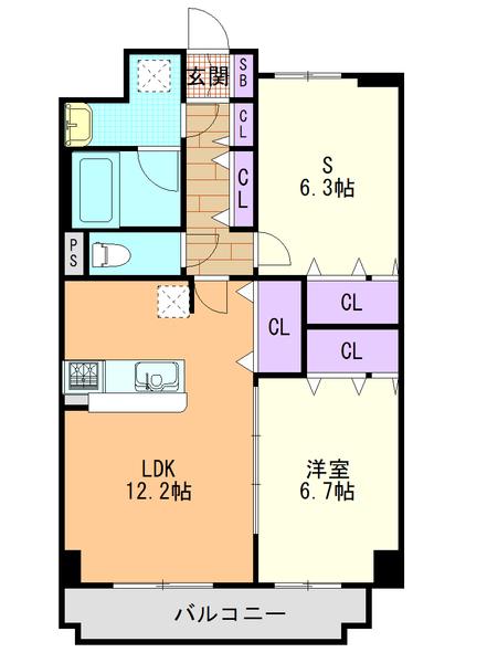 アンシャンテ大宮（105） 間取り図画像