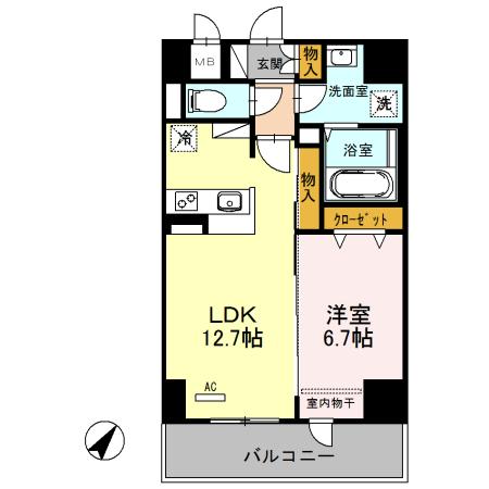 シェルト新都心（903） 間取り図画像