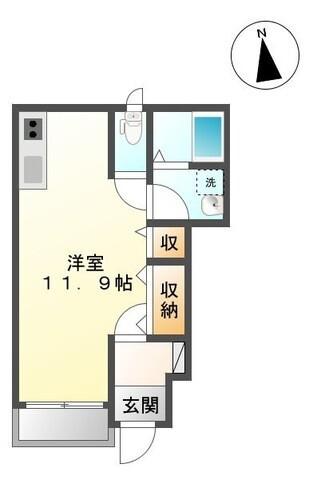 パル　ハイツ（101） 間取り図画像