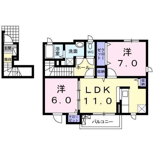 ウィンドガーデン（201） 間取り図画像