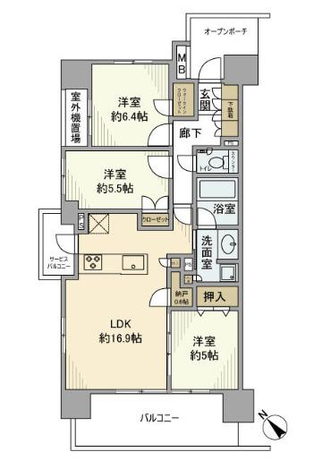  間取り図写真