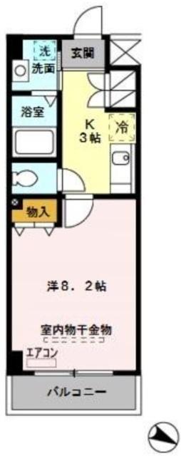 ウィスタリア（607） 間取り図画像