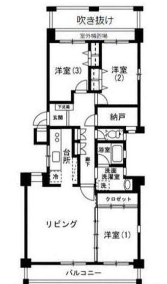 KENEDIX浦和元町A棟（A303） 間取り図画像