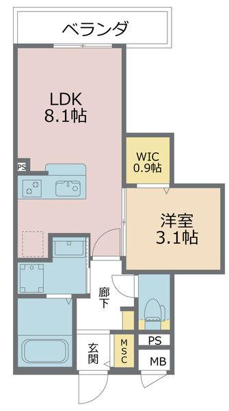 Grande　Classe新都心（116） 間取り図画像