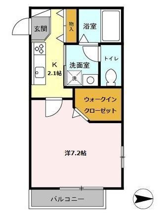 OAK　HOUSE（201） 間取り図画像