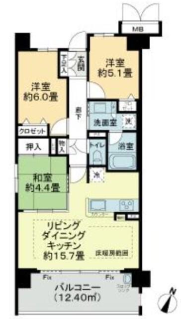 ポレスター大宮桜木町（205） 間取り図画像