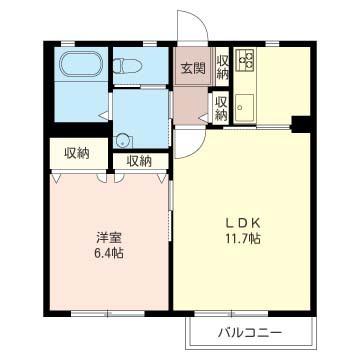 南向きのお部屋